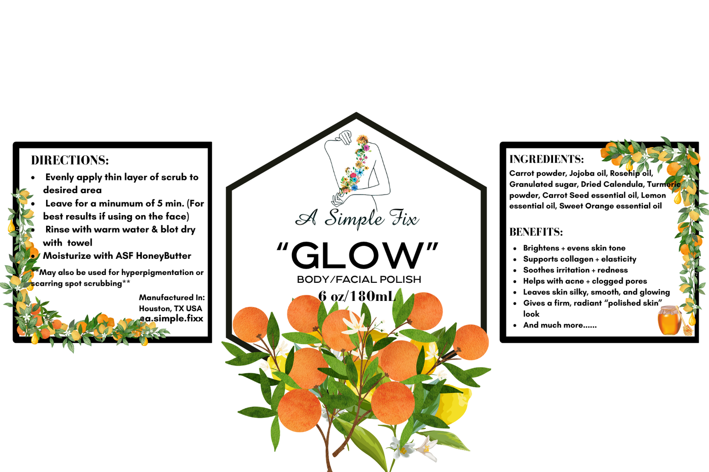 "GLOW" Body/Facial Polish