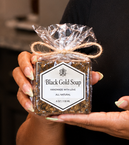 Black Gold Soap Bar